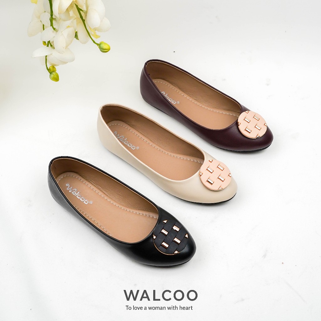 Fumika By Walcoo Sepatu Flat Shoes Wanita Kasual