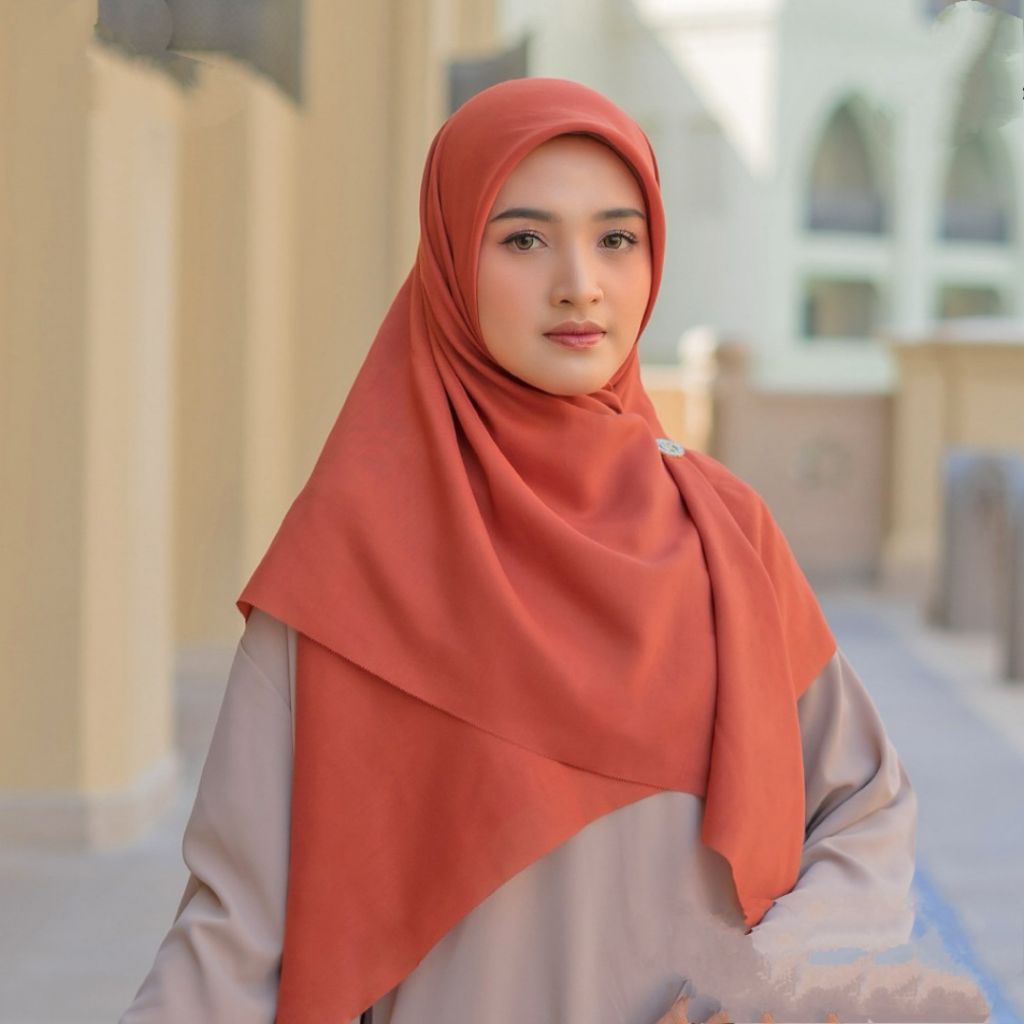 Hijab Segi Empat Voal Syar'i 130 x 130  kerudung Segi Empat Voal Syari / Jilbab segiemapt Voal
