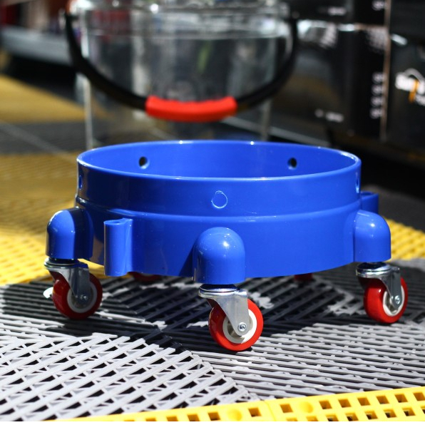 5 Wheel Bucket Dolly with Locking Caster
