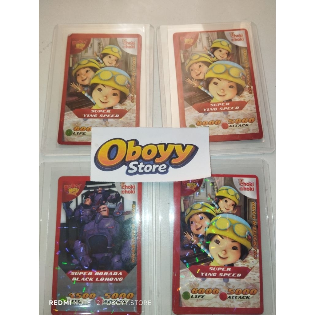 SUPER CARD - Boboiboy Card AR 2015 x Choki Choki Monsta Galaxy Card