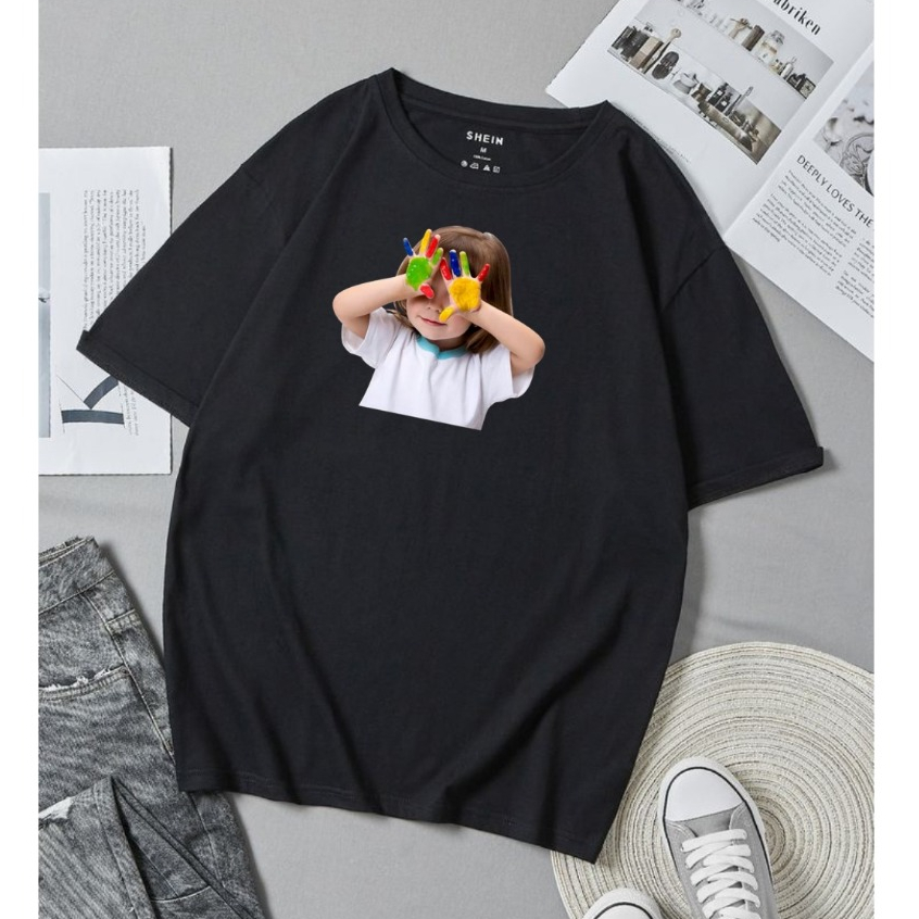 100% Original Tshirt AD-LV Quality Premium Full Tag / Baju Kaos Pria Basic Distro