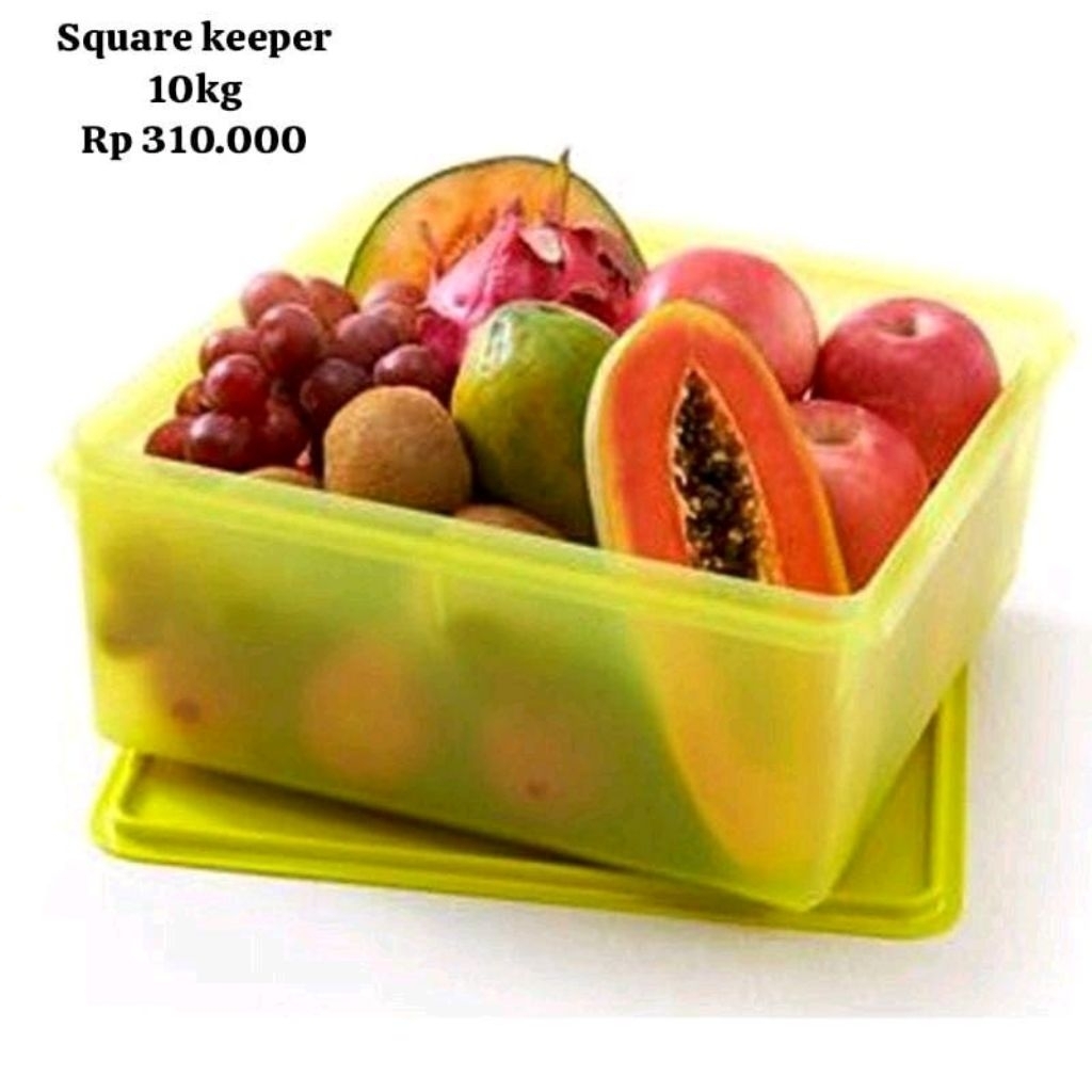 Wadah Square Keeper Tupperware Original