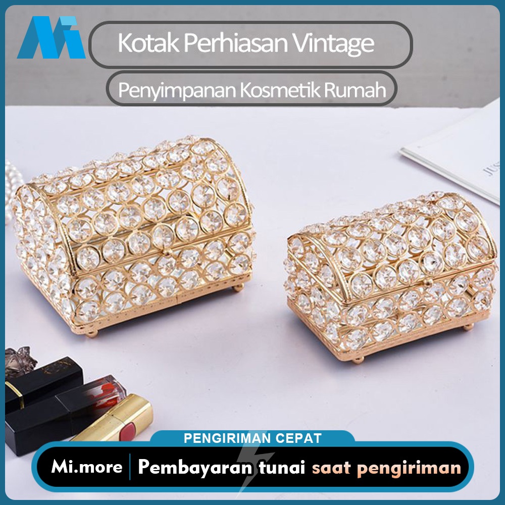 Mi.more  Kotak Perhiasan Vintage Kotak Kosmetik Lipstik Kotak Perhiasan Kotak Penyimpanan Barang
