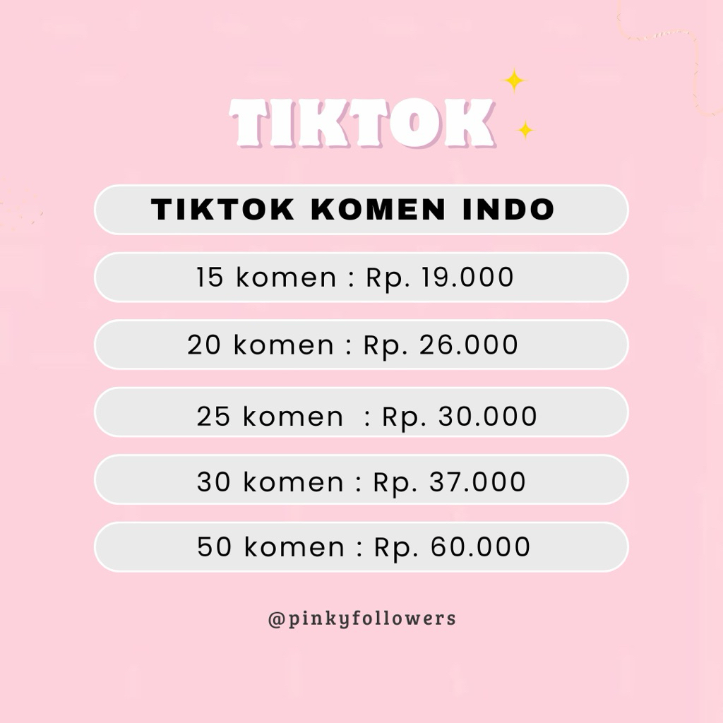 Tiktok Komen Indo