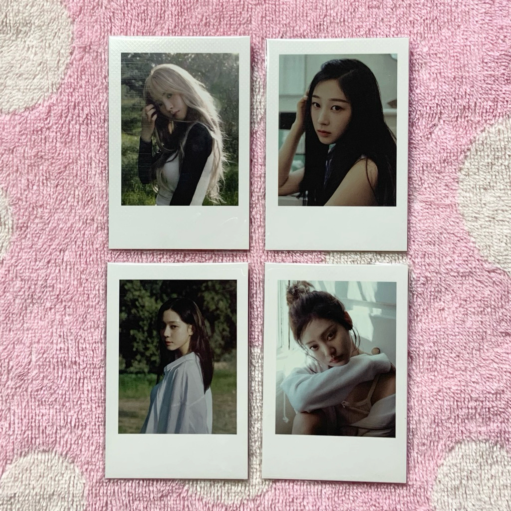 [READY STOCK] PHOTOCARD POLAROID OFFICIAL AESPA MY WORLD KARINA GISELLE WINTER NINGNING