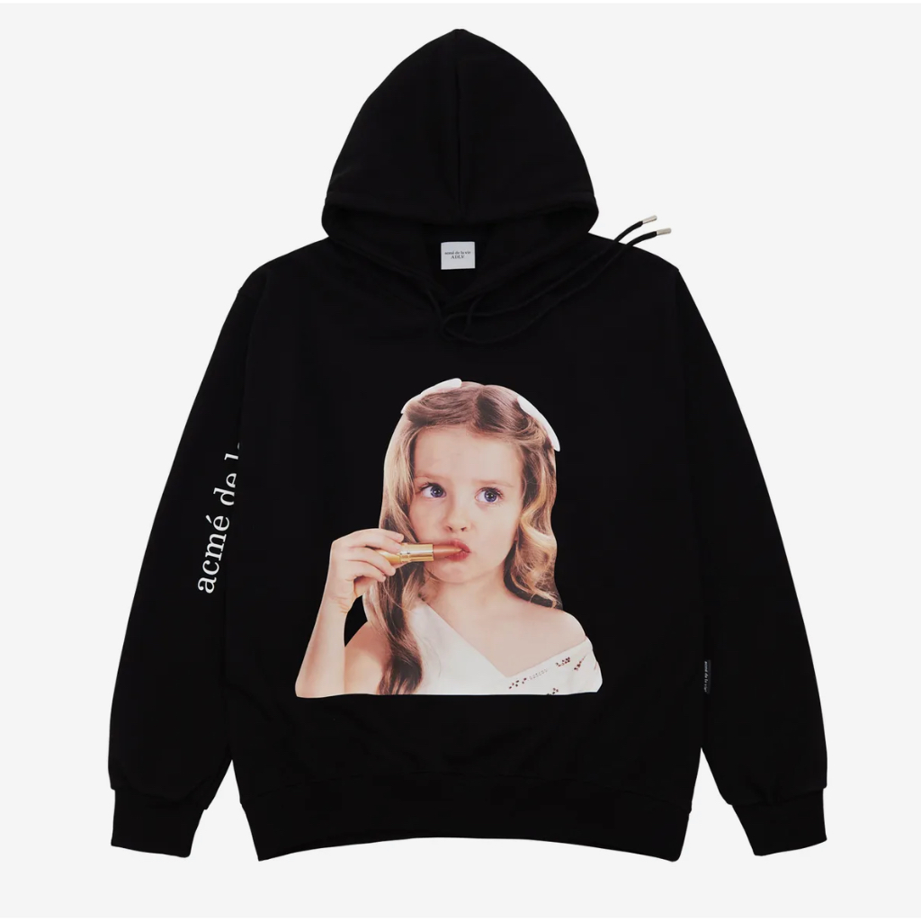ADLV BABY FACE HOODIE BLACK LIP STICK