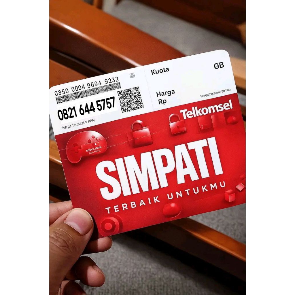 nomor cantik simpati 11digit 644 5757