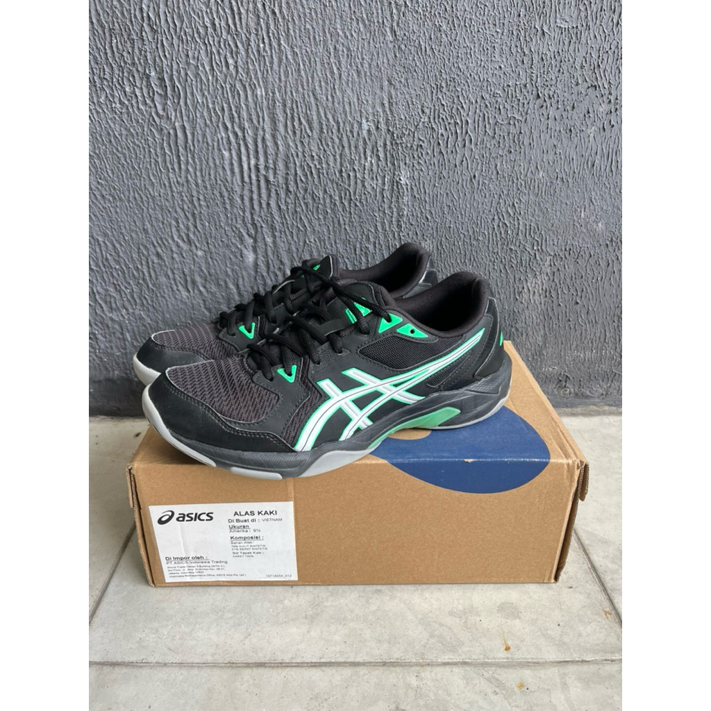 Asics Gel Rocket 10 Black Green