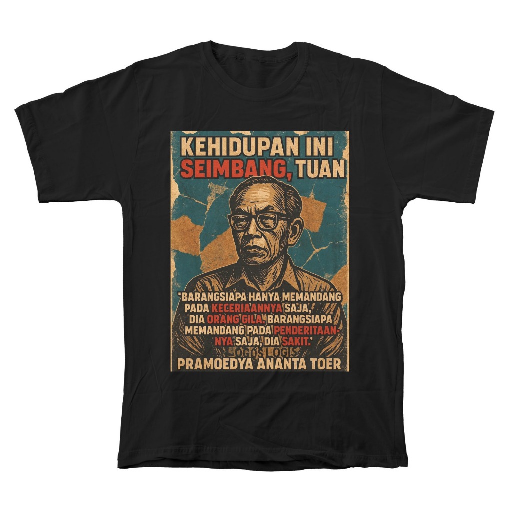 Kaos Tokoh - Kaos Pramoedya Ananta Toer
