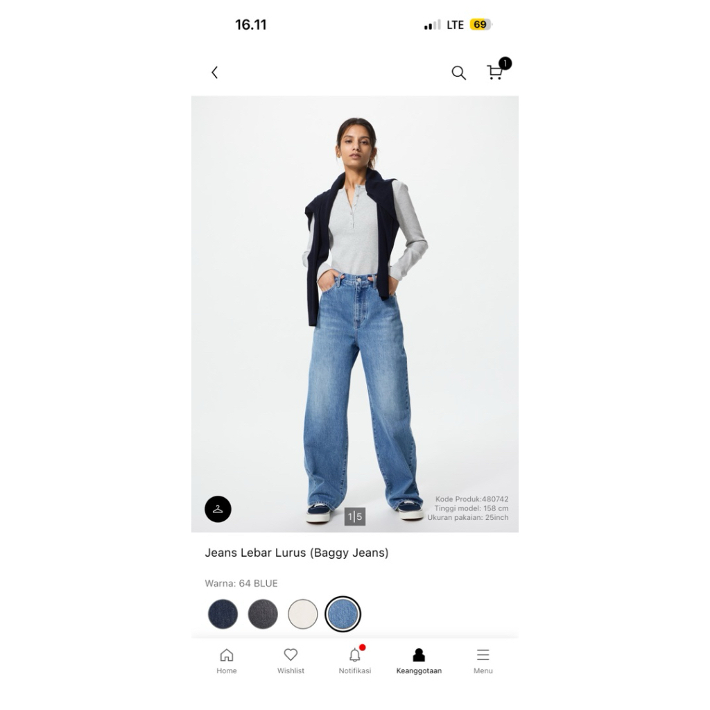 Baggy Jeans Uniqlo