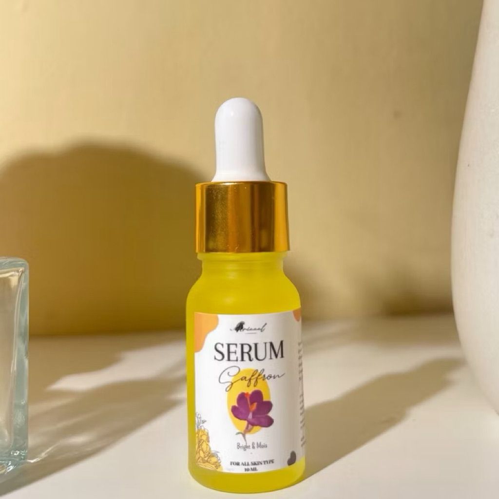 SAFFRON GLOWING SERUM BRIGHT WITH NIACINAMIDE BPOM |SAFFRON SERUM PENCERAH WAJAH BPOM AMPUH