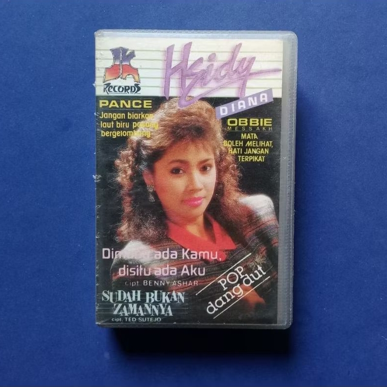 Kaset Pita Pop Dangdut Heidy Diana Album Dimana Ada Kamu Disitu Ada Aku Prod JK Records