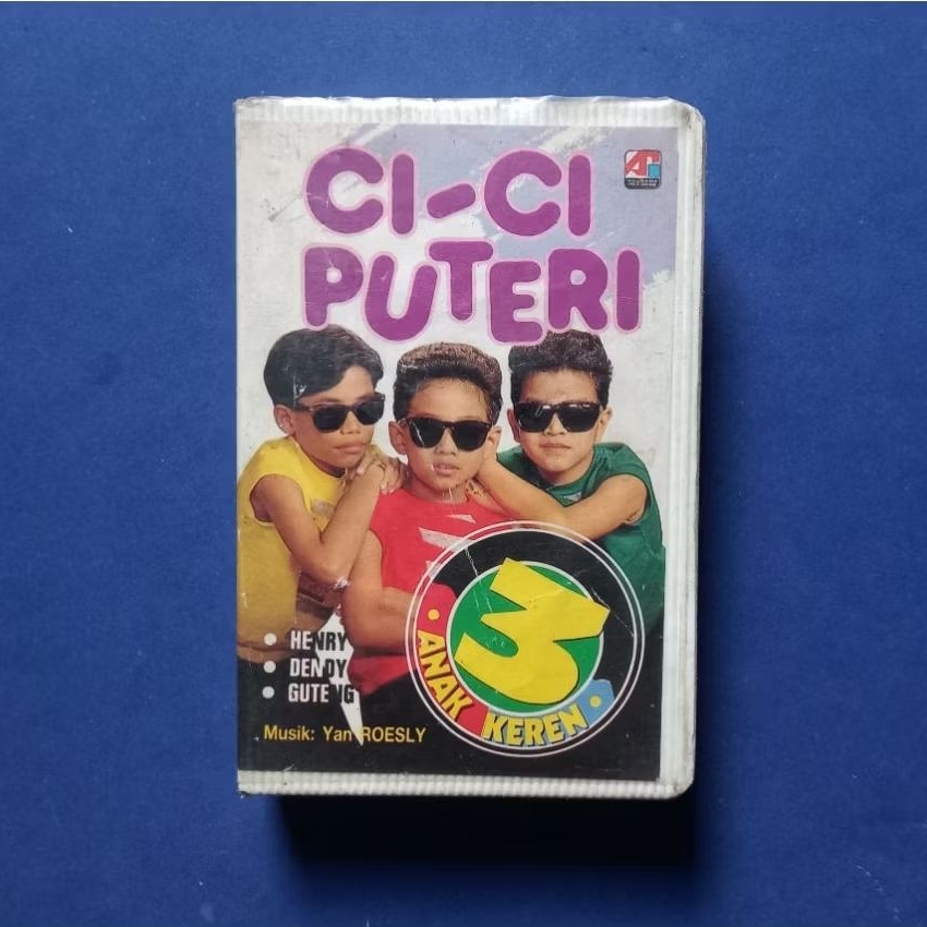 Kaset Pita Lagu Pop Anak Anak 3 Anak Keren Album Hits Ci Ci Puteri Prod Akurama Records