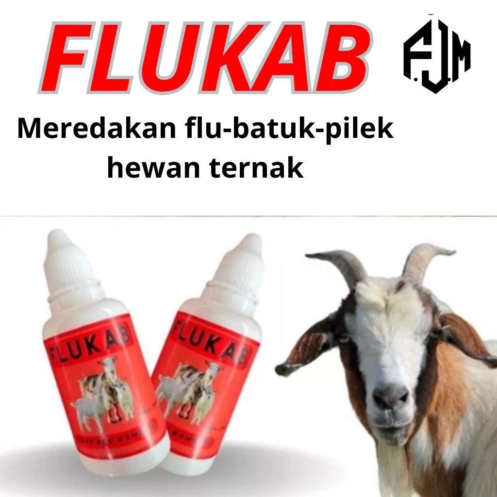 Obat Flu Hewan meredakan flu batuk pilek yang diformulasikan khusus untuk kambing domba babi
