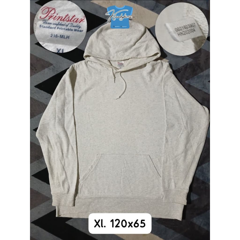 JAKET HOODIE PRINTSTAR WARNA MISTY LD 120