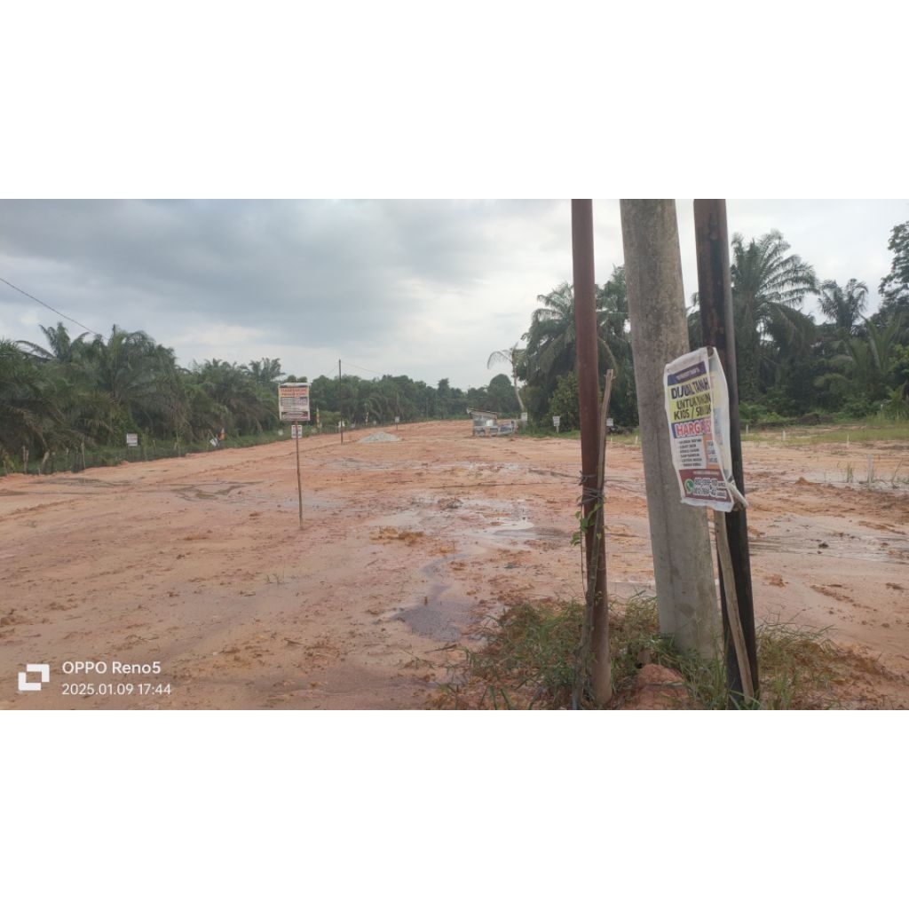 tanah kavling pinggir jalan