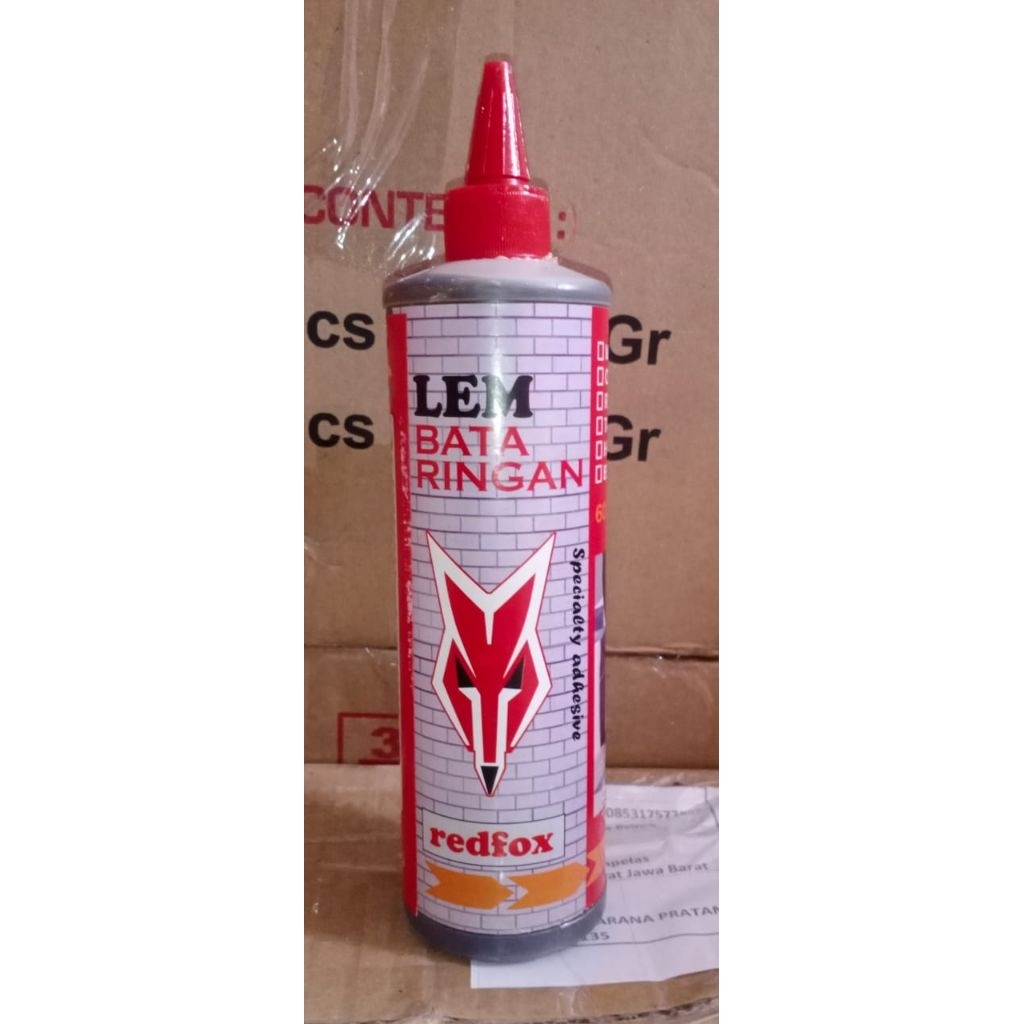 lem hebel REDFOX 700 gr atau lem bata ringan REDFOX