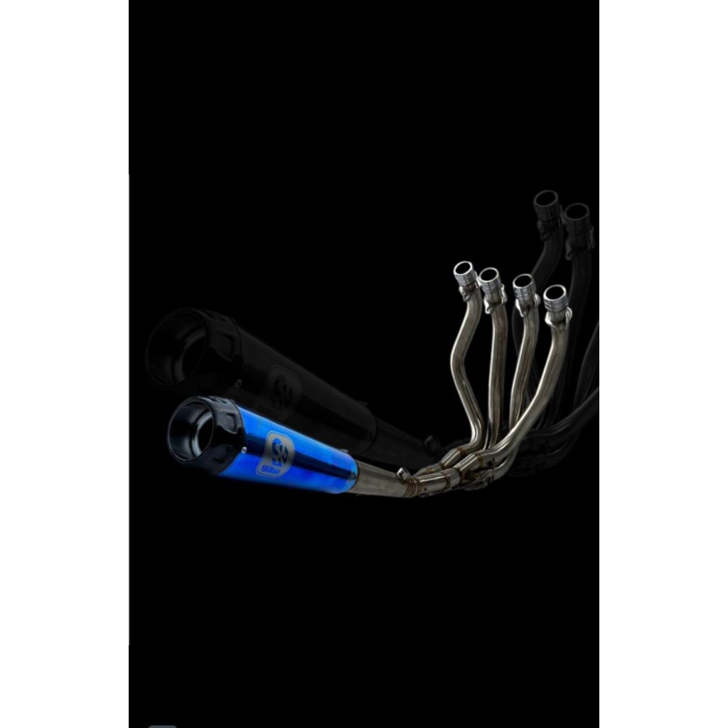 KNALPOT VILLAN TYPE PRO2 BLUE FULLS YSTEM ZX25R