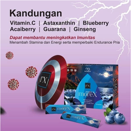 Suplemen Kesehatan MOREX Moment dengan Antioksidan Alami