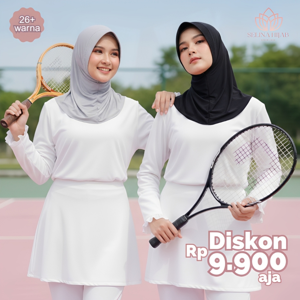 Jilbab Sport Instan jilbab sport pet tebal / bergo sport pet tebal / jilbab instan / hijab bergo pet