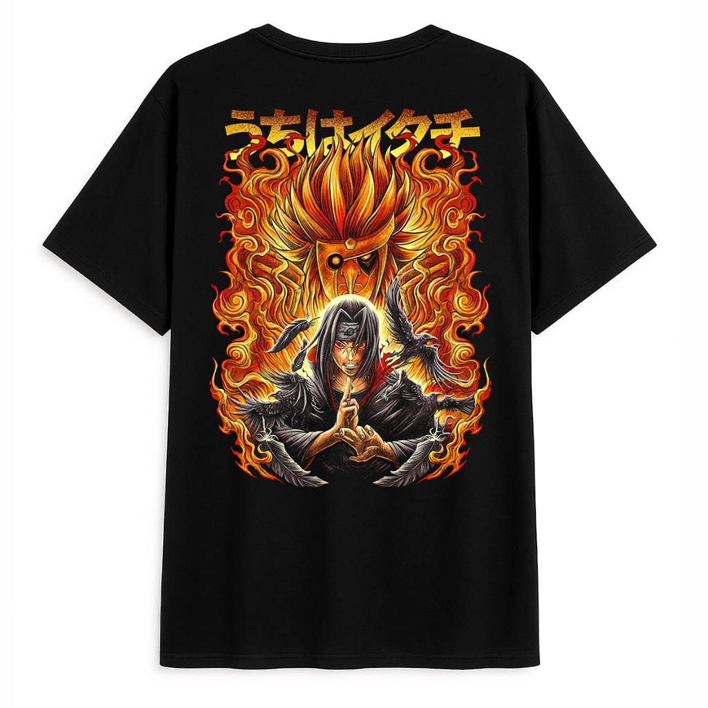 Kaos Itachi Susanoo – Sablon Premium, 100% Katun, Nyaman Dipakai