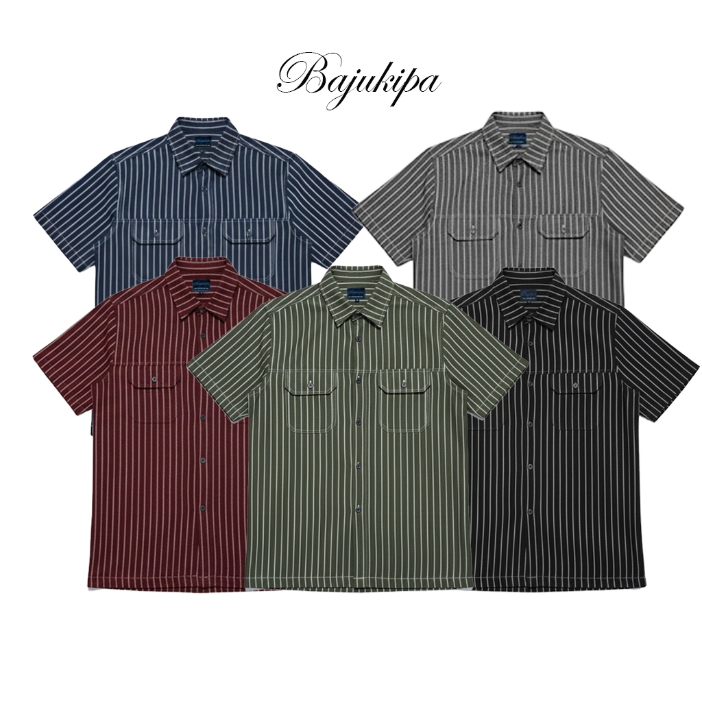 Kemeja Wabash PDH Workshirt Semi Woll Boxy  Big Size