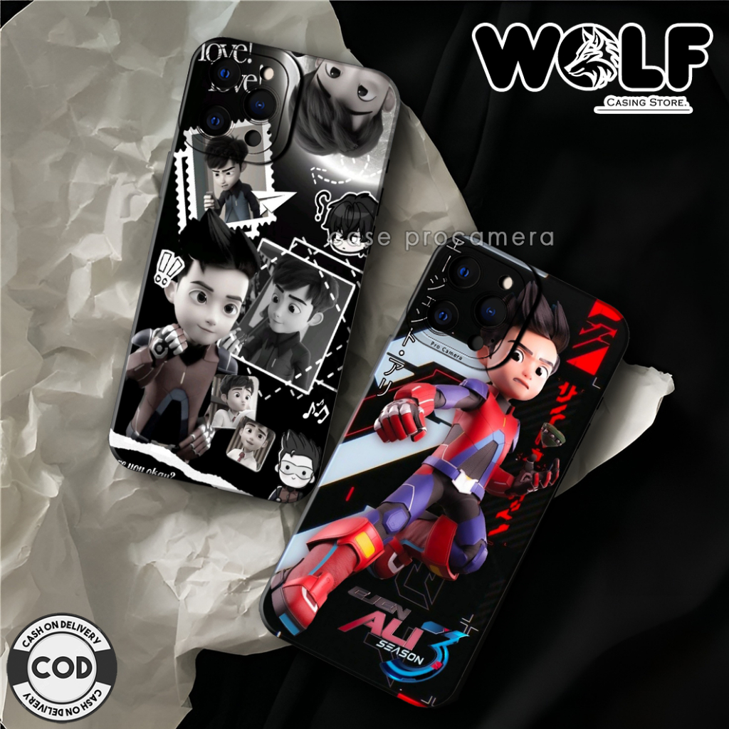 Softcase Procamera Ejen Ali Softcase Silicon Full Protection Untuk  Iphone samsung xiaomi redmi oppo