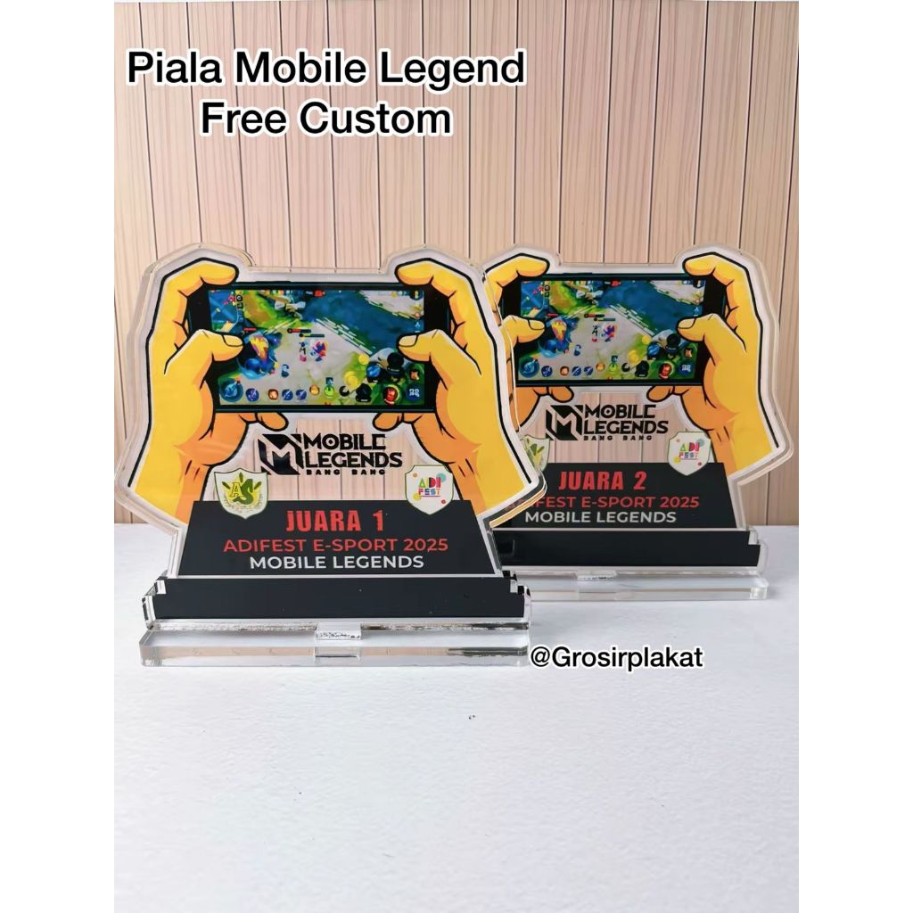 Piala Mobile Legend Piala Akrilik Custom