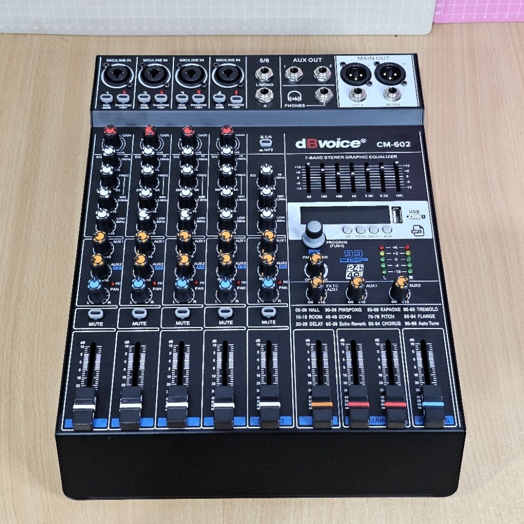 Mixer DB Voice CM602 Original ASLI mixer dbvoice 6 chanel CM 602