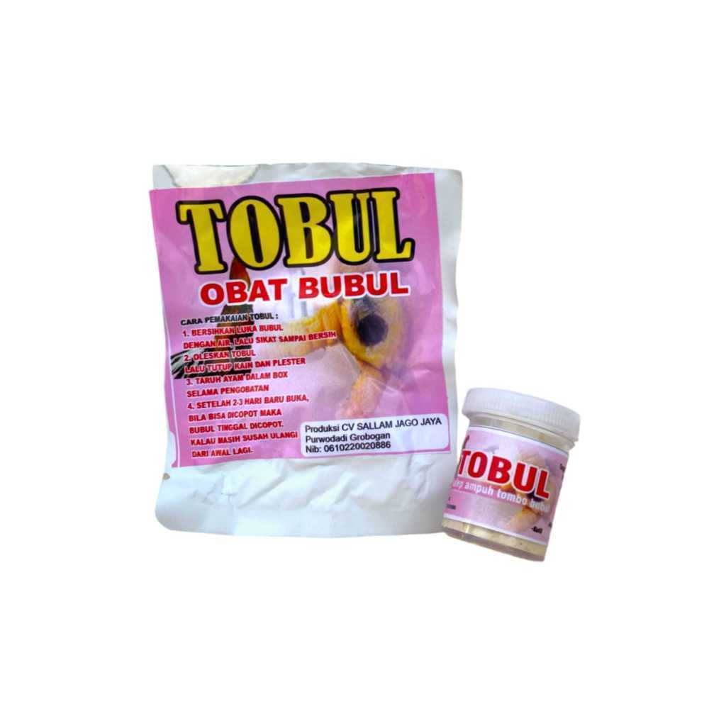 1 PAKET PENGOBATAN SAKIT BUBUL (TOBUL + SEPATU AYAM) MENGOBATI AYAM SAKIT KAKI MATA IKAN BUBULEN