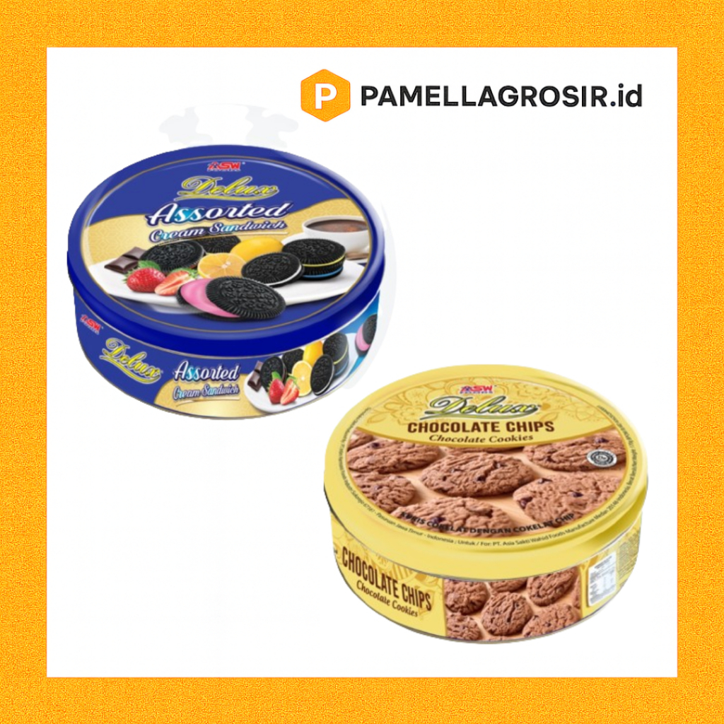 JAJAN LEBARAN BISKUIT DELUX KALENG