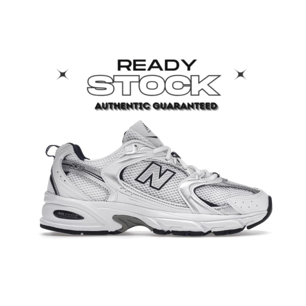 Sepatu Sneakers NB 530 White Indigo Original