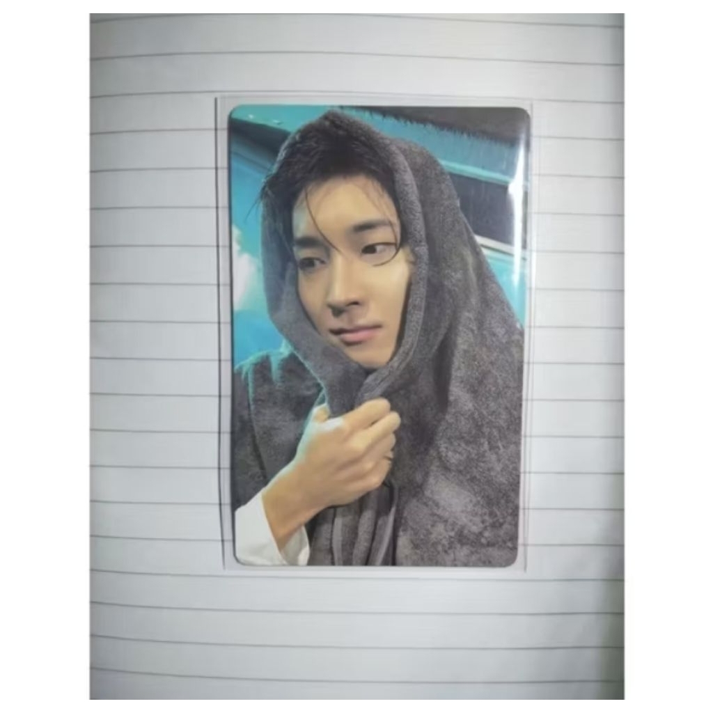 photocard wonwoo handuk pundung spill the feels pob. baca deskripsi