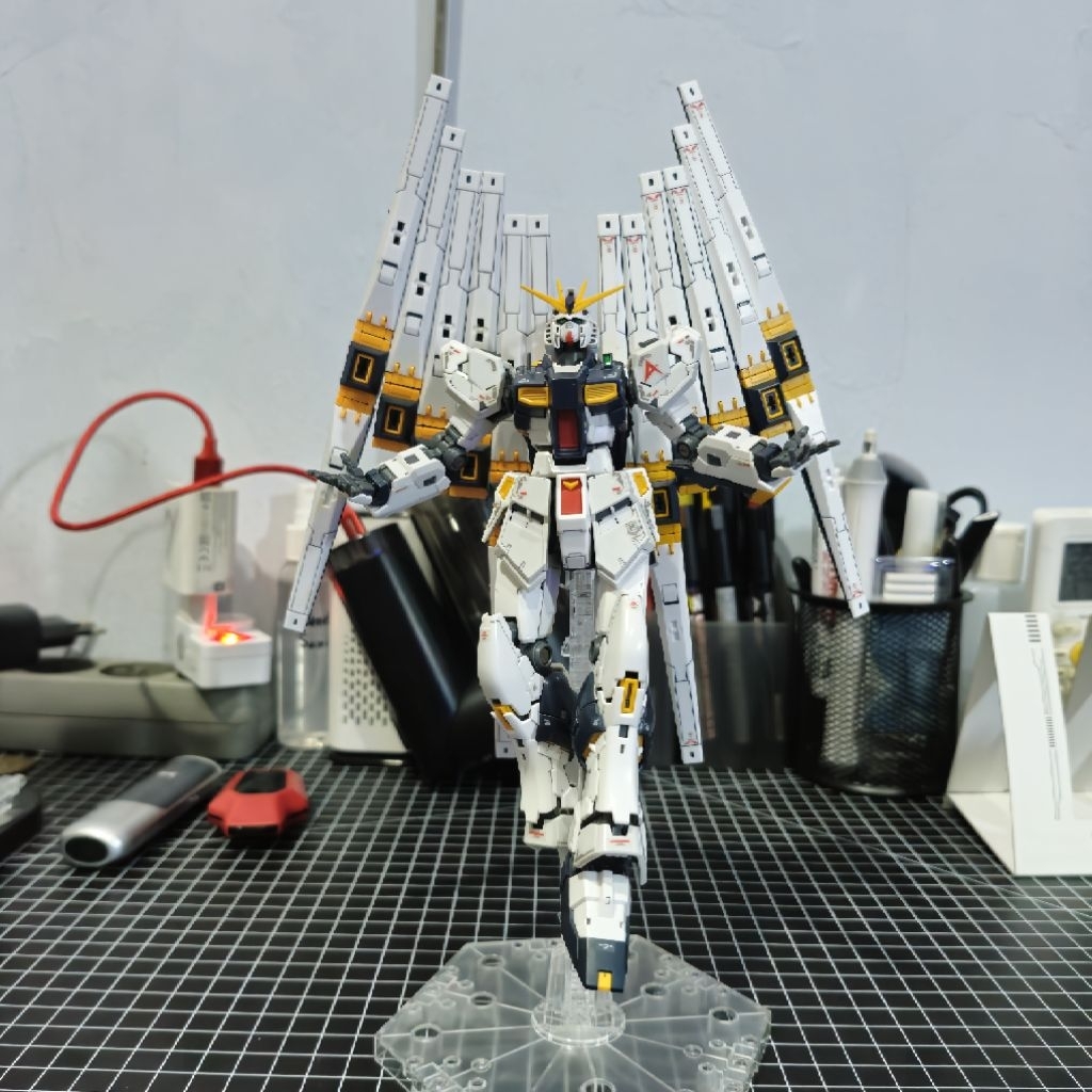 RG Nu Gundam + Double Fin Funnel Expansion EW + AB5 Clear  2nd