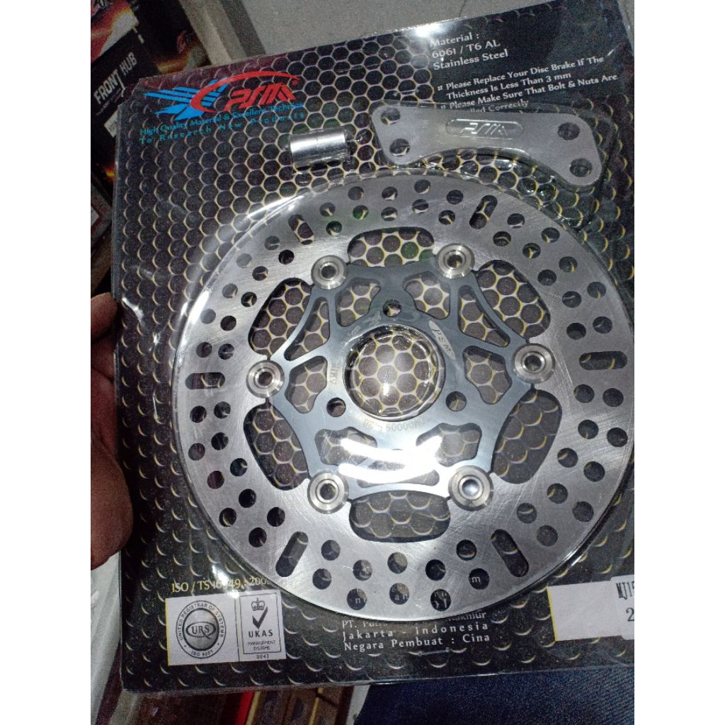 disc psm floating 220mm mio j/ mio m3/ piringan cakram cnc psm 220mm mio z125/ mio j 125/ mio gt 115