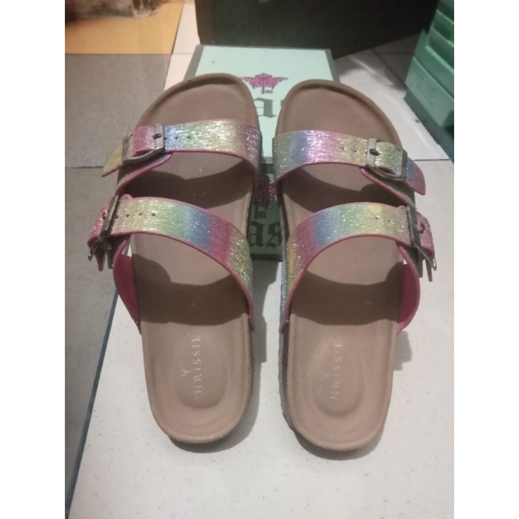 Sandal Wanita Chrissie No 35-36 Bekas Kondisi 95%