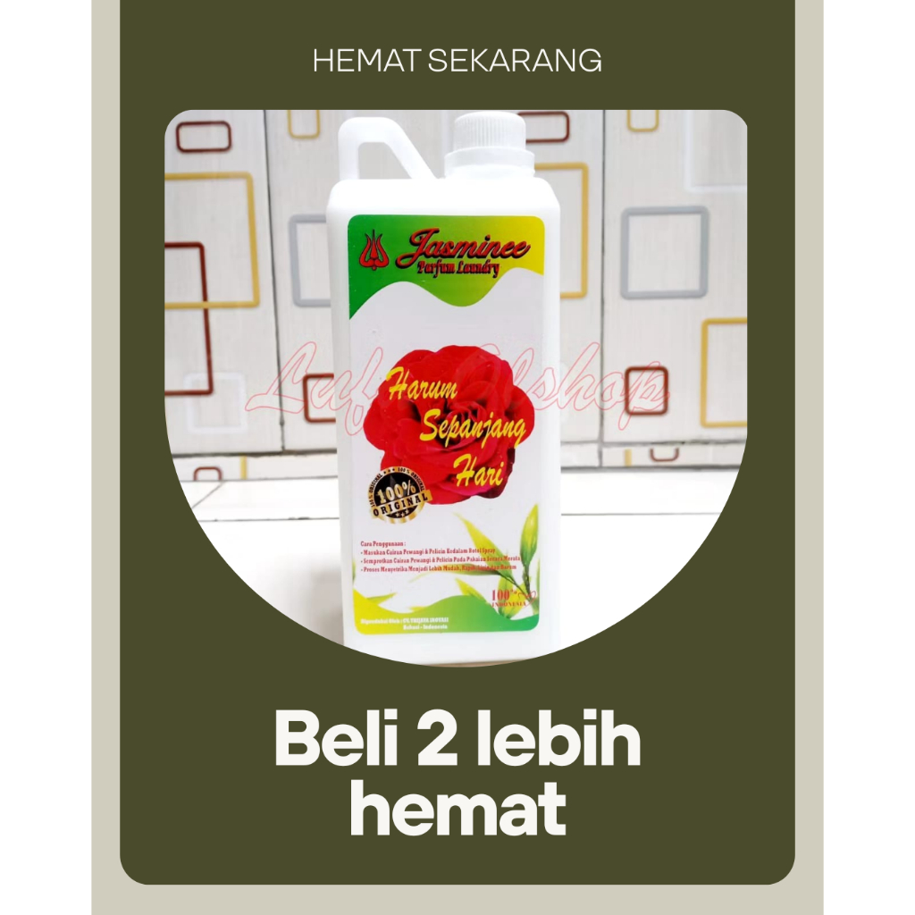 Pewangi Laundry Jasmine Merah | Parfum Laundry | Pelicin Pakaian