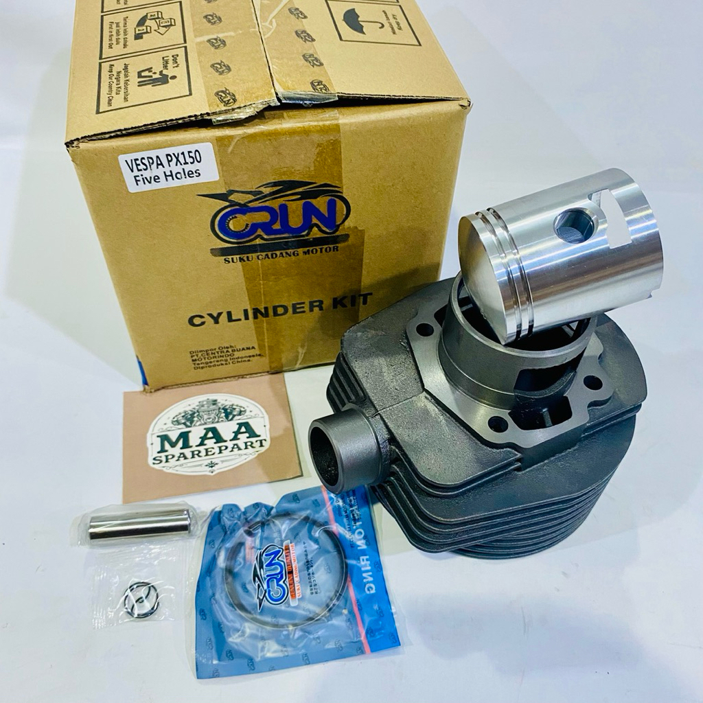 BLOK SEHER VESPA PX 150 5 HOLE 1 SET CRUN