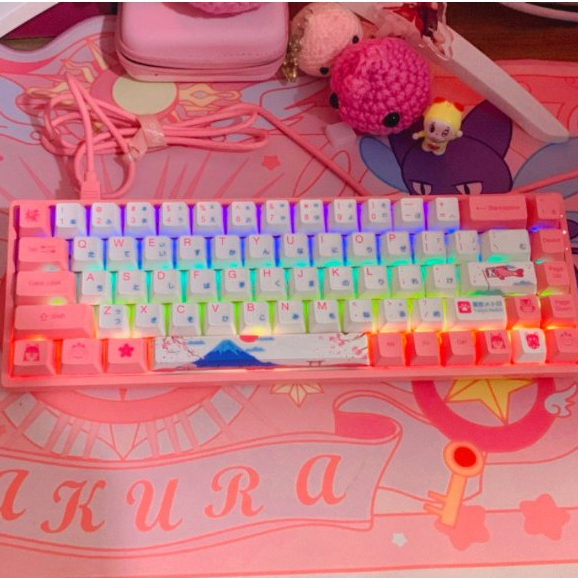 Akko World Tour - Tokyo R2 3068 BT 5.0 RGB Mechanical Gaming Keyboard - Orange (preloved)