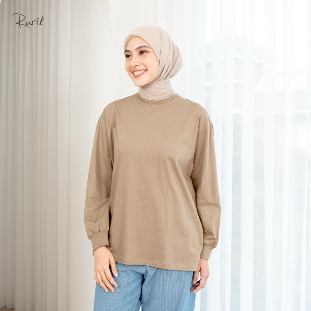 Rurik Basic longsleeve Kaos Wanita