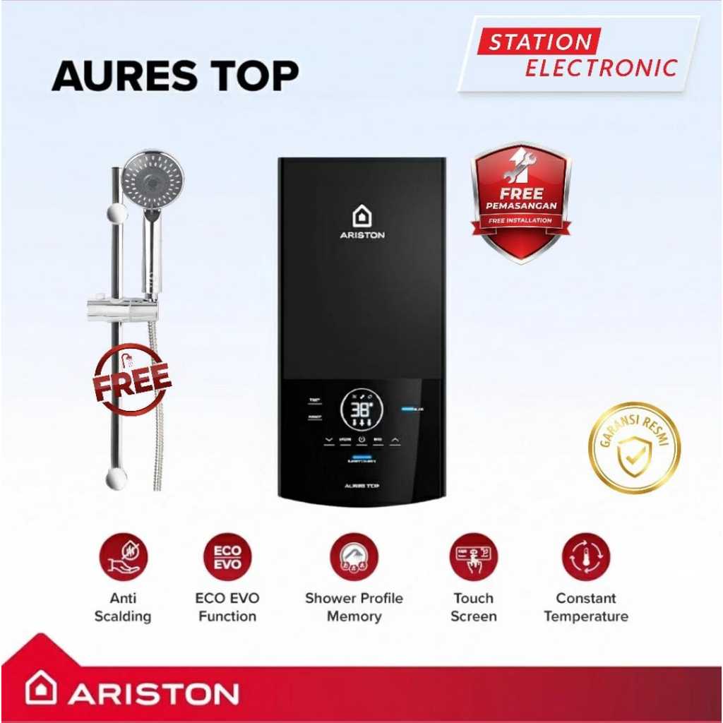 ARISTON WATER HEATER AURES TOP INSTAN LISTRIK
