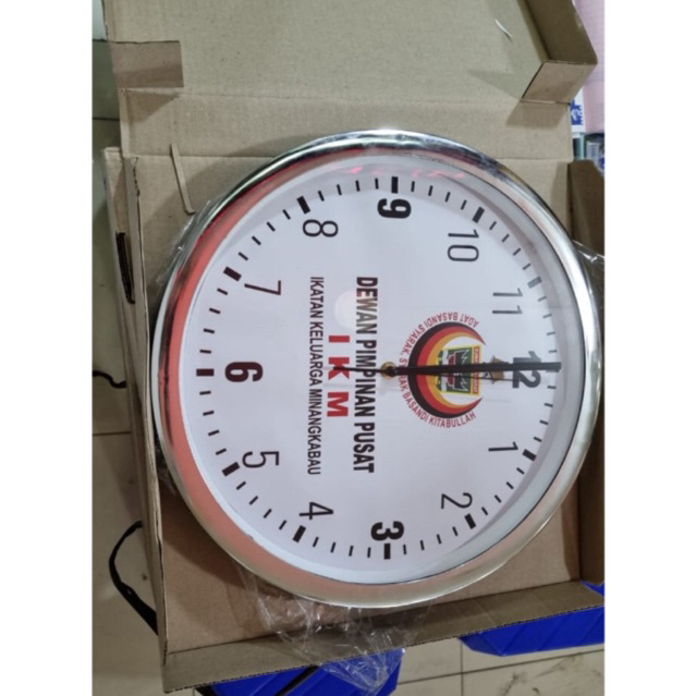 Jam dinding custom IKM (Ikatan Keluarga Minang)