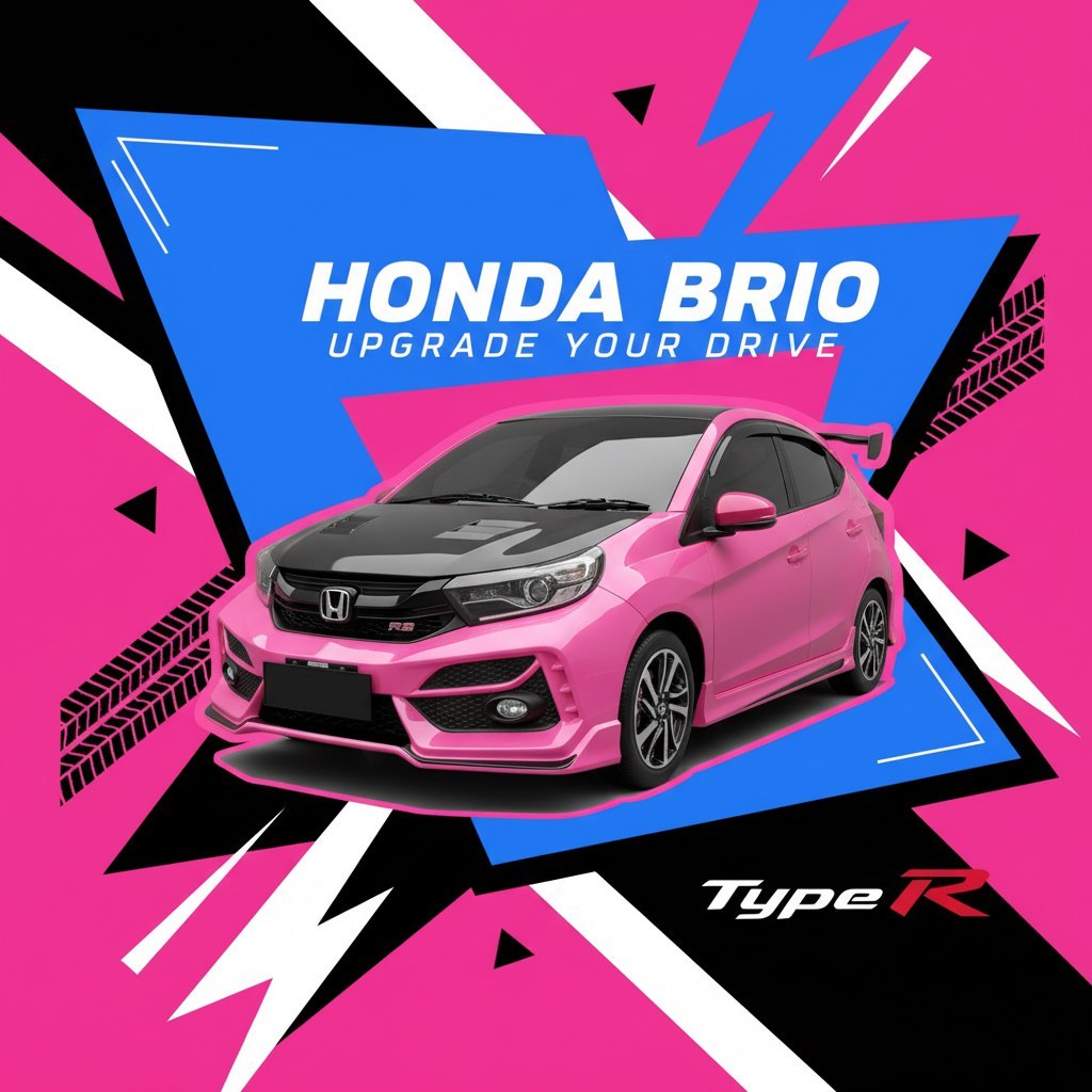 bodykit bumper Brio type r 2018/2021 BODIKIT BRIO BODY KIT BRIO