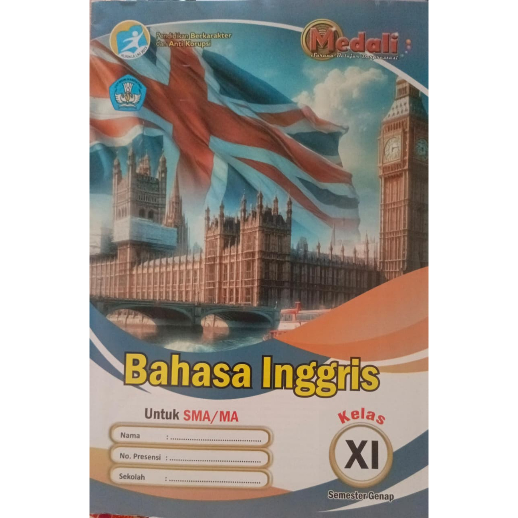 LKS MEDALI KELAS XI BAHASA INGGRIS MA KURIKULUM 2013