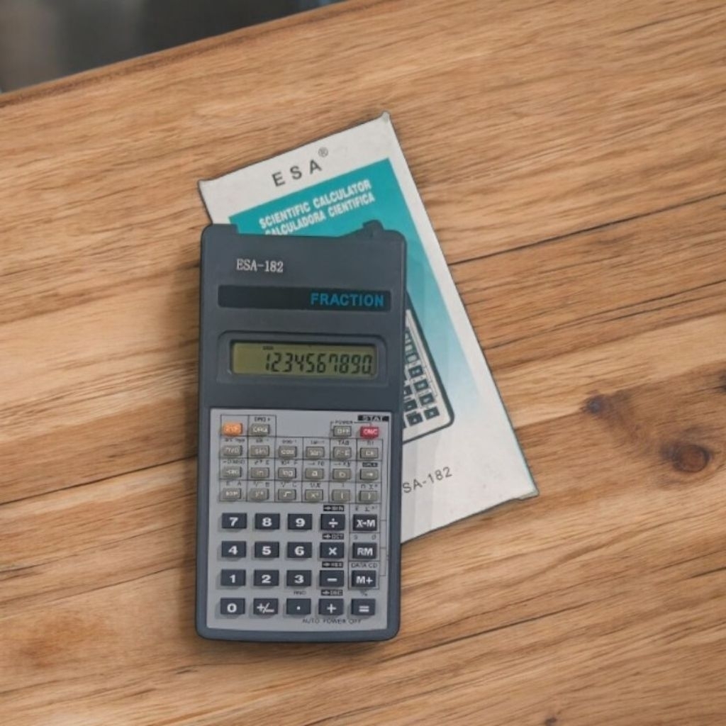 Kalkulator Scientific ESA-182 10 Digit - Kalkulator Sekolah & Kuliah Lengkap