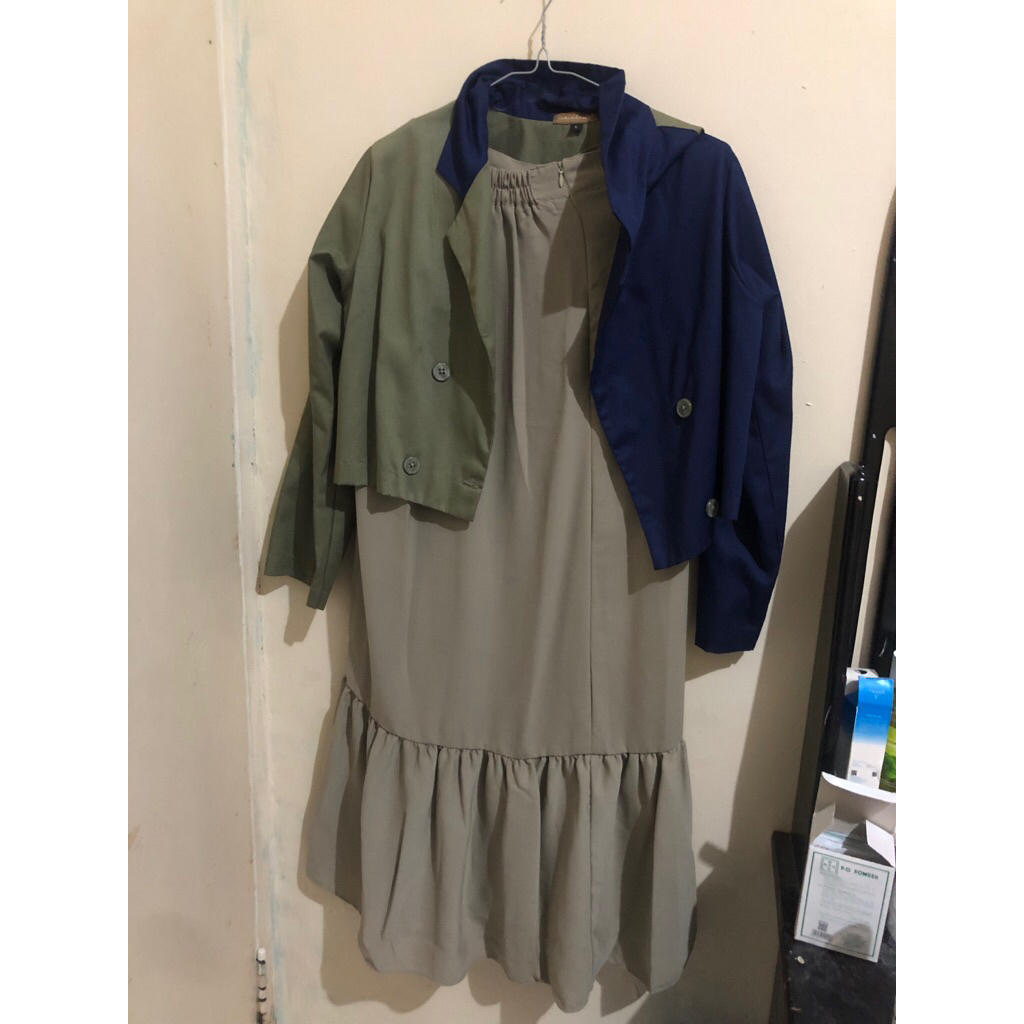 one set blazer dan rok