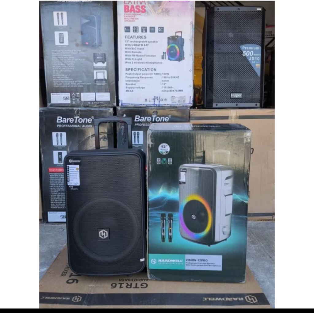 speaker hardwell 12 inch /speaker hardwell vision 12pro