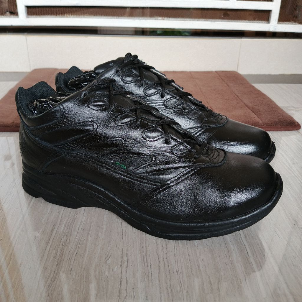 THOROGOOD USA Round Toe Low Boots Black Leather Authentic Original Size 45 Insole 28-29 Cm