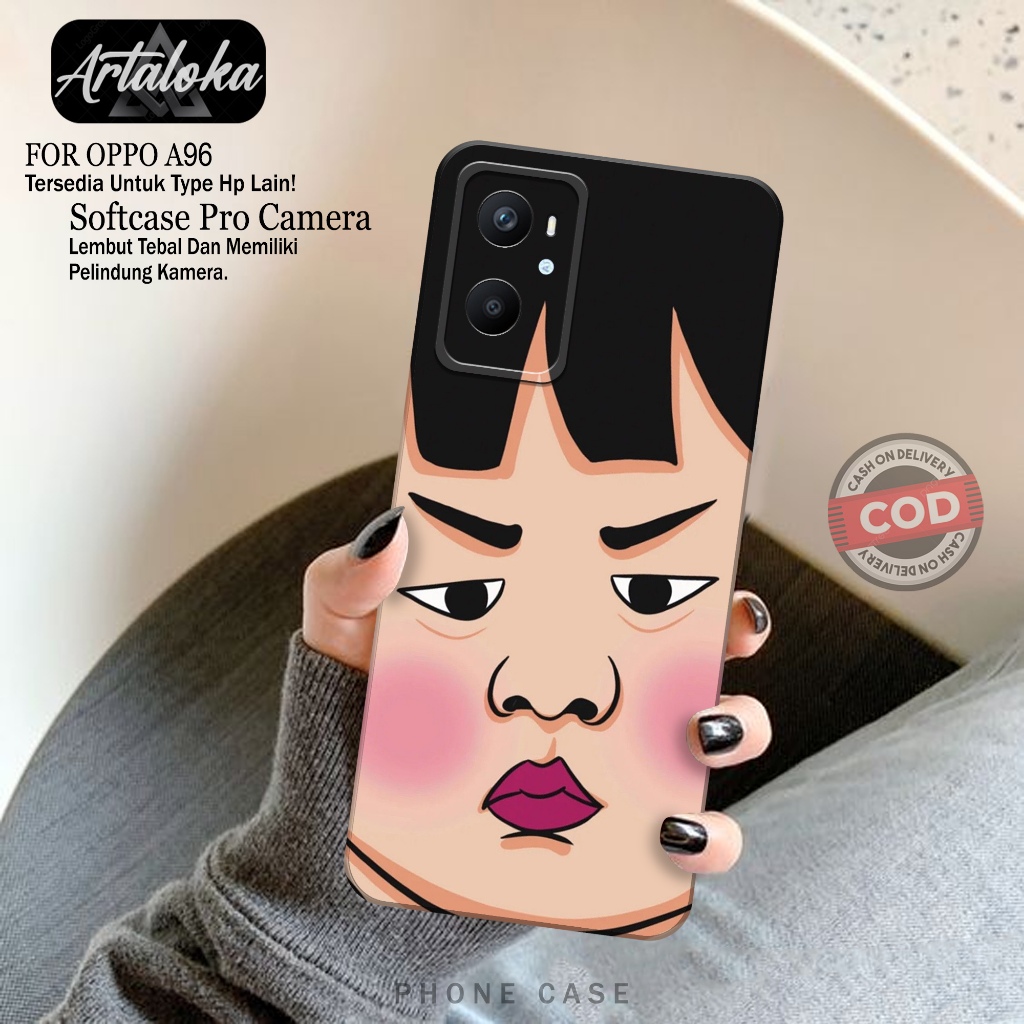 Case Hp OPPO A96 Fashion Case Kartun Softcase OPPO A96 Casing OPPO A96 Kesing OPPO A96 Silikon OPPO 