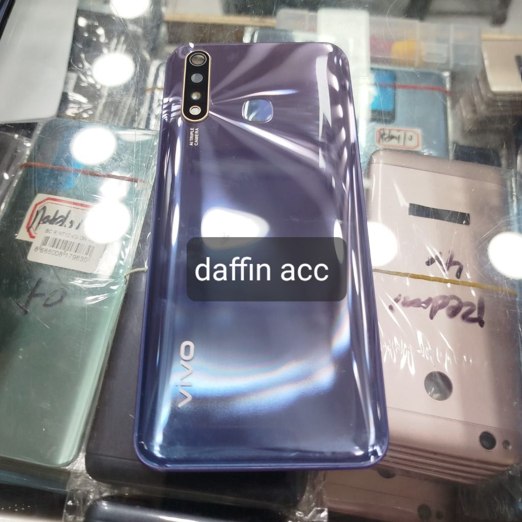 kesing housing fullset vivo y19 backdor backcover +tulang bezel tutup mesin vivo y19